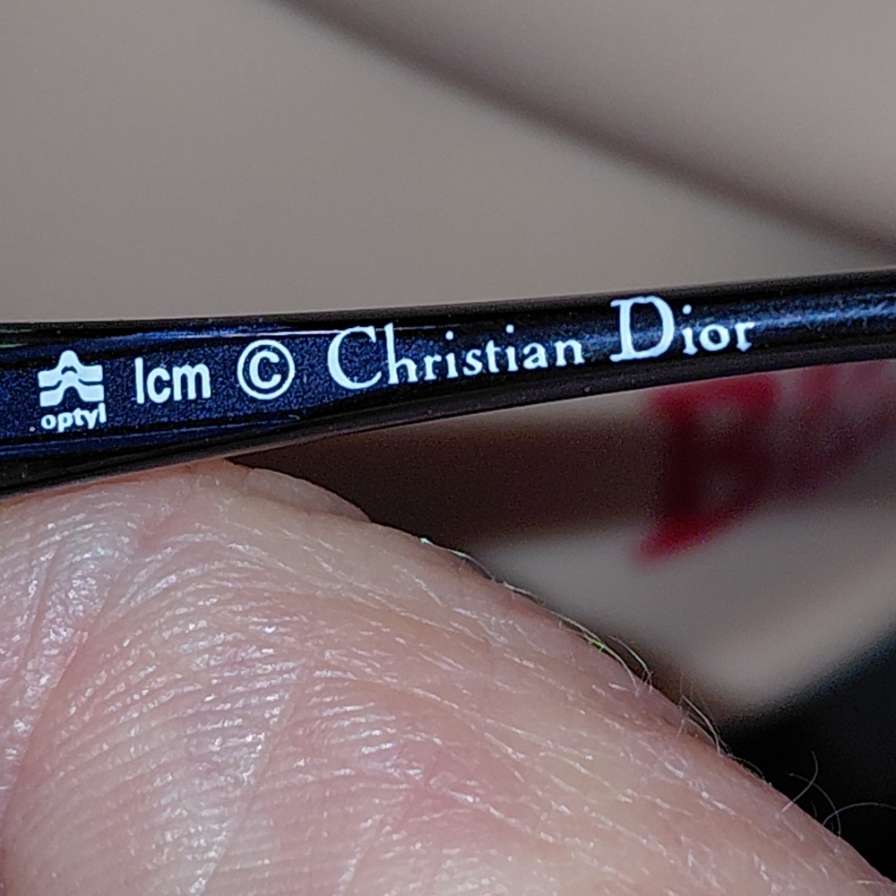 Christian Dior CD Vtg Multi Colored Cat-eye Sunglasses - Picture 7 of 7